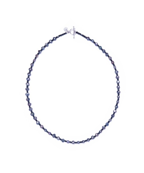 les bonbon（ルボンボン）の「【les bonbon】ombre pearl necklace/オンブレ パール ネックレス（ネックレス・レディース・ブラック・FREE）」の2枚目の写真