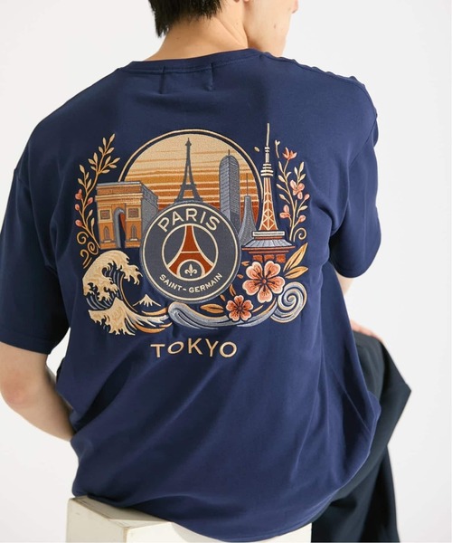 PARIS SAINT-GERMAIN(パリサンジェルマン)の「【Paris Saint-Germain / パリ・サン=ジェルマン】JP URBAN MIRAGE TEE(Tシャツ/カットソー・メンズ・ブラック/ホワイト/ネイビー・LARGE/MEDIUM/X-LARGE)」の3枚目の写真