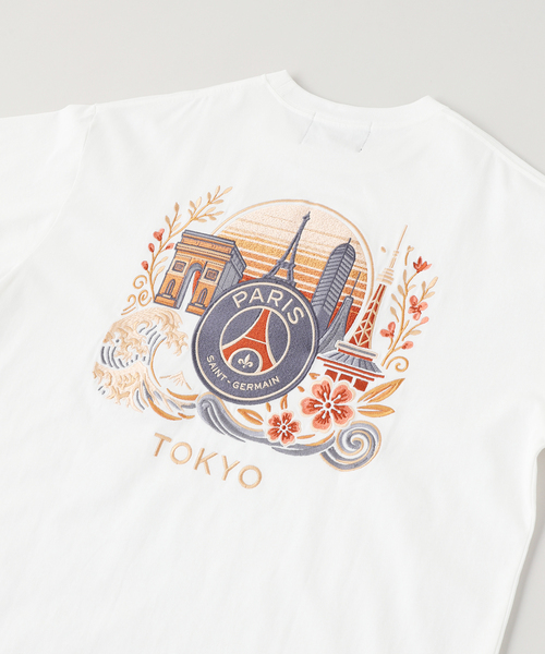 PARIS SAINT-GERMAIN(パリサンジェルマン)の「【Paris Saint-Germain / パリ・サン=ジェルマン】JP URBAN MIRAGE TEE(Tシャツ/カットソー・メンズ・ブラック/ホワイト/ネイビー・LARGE/MEDIUM/X-LARGE)」の12枚目の写真