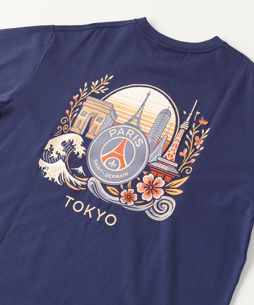 PARIS SAINT-GERMAIN(パリサンジェルマン)の「【Paris Saint-Germain / パリ・サン=ジェルマン】JP URBAN MIRAGE TEE(Tシャツ/カットソー・メンズ・ブラック/ホワイト/ネイビー・LARGE/MEDIUM/X-LARGE)」の13枚目の写真