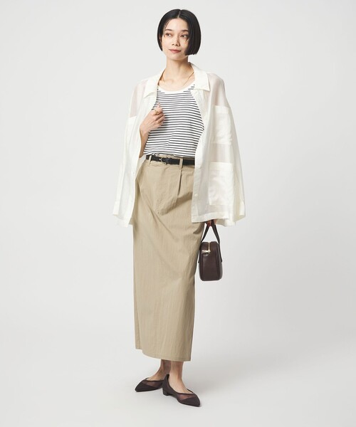 green label relaxing（グリーンレーベルリラクシング）の「ベーシック リブ タンクトップ（タンクトップ・レディース・ブラック/オフホワイト/モカ/その他1・FREE）」の14枚目の写真