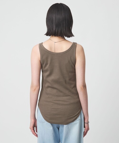 green label relaxing（グリーンレーベルリラクシング）の「ベーシック リブ タンクトップ（タンクトップ・レディース・ブラック/オフホワイト/モカ/その他1・FREE）」の22枚目の写真