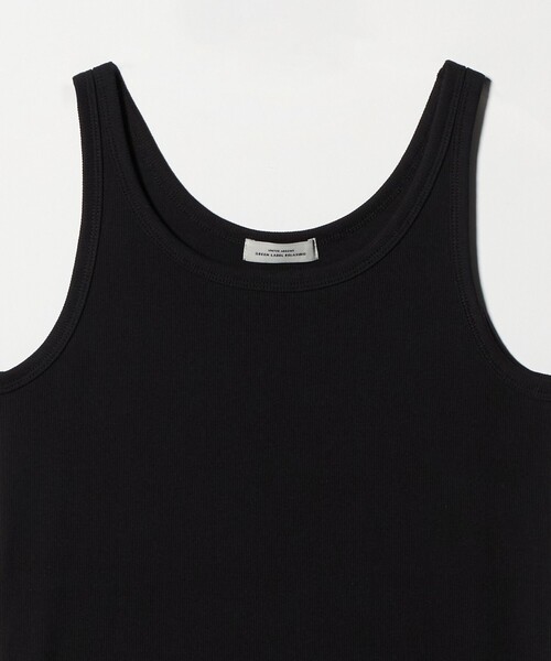 green label relaxing（グリーンレーベルリラクシング）の「ベーシック リブ タンクトップ（タンクトップ・レディース・ブラック/オフホワイト/モカ/その他1・FREE）」の5枚目の写真