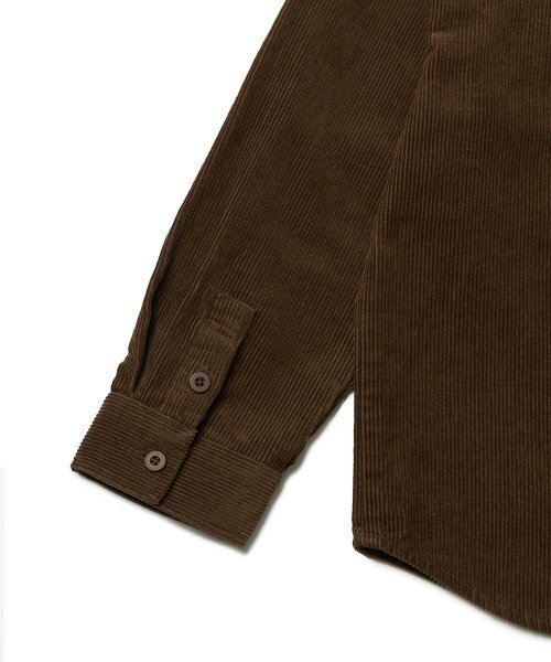 MUSINSA STANDARD KIDS（ムシンサスタンダードキッズ）の「リラックスドコーデュロイシャツ[ブラウン]（シャツ/ブラウス・レディース・その他・100/110/120/130/150/140）」の6枚目の写真