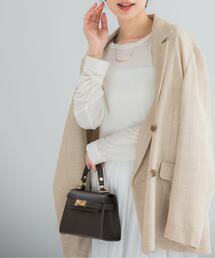 URBAN RESEARCH ROSSO WOMEN | シルク混ドッキングカットソー(Tシャツ/カットソー)