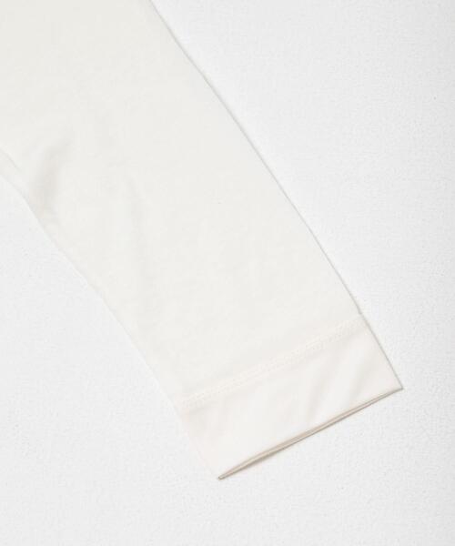 URBAN RESEARCH ROSSO WOMEN（アーバンリサーチ　ロッソ）の「シルク混ドッキングカットソー（Tシャツ/カットソー・レディース・ベージュ系その他/オフホワイト/ブラック・FREE）」の8枚目の写真