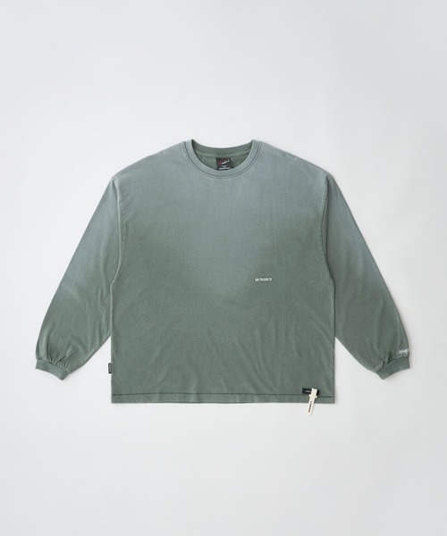 ADAM PATEK(アダムパテック)の「mlt5600-gallagher aging embroidered long-sleeved T ロングスリーブTシャツ(AP2614020)(Tシャツ/カットソー・メンズ・ブラック/グリーン/ピンク/ホワイト・2/1)」の3枚目の写真