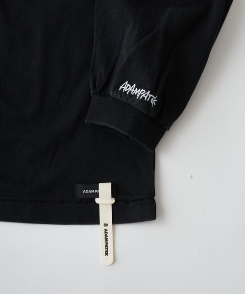 ADAM PATEK(アダムパテック)の「mlt5600-gallagher aging embroidered long-sleeved T ロングスリーブTシャツ(AP2614020)(Tシャツ/カットソー・メンズ・ブラック/グリーン/ピンク/ホワイト・2/1)」の7枚目の写真