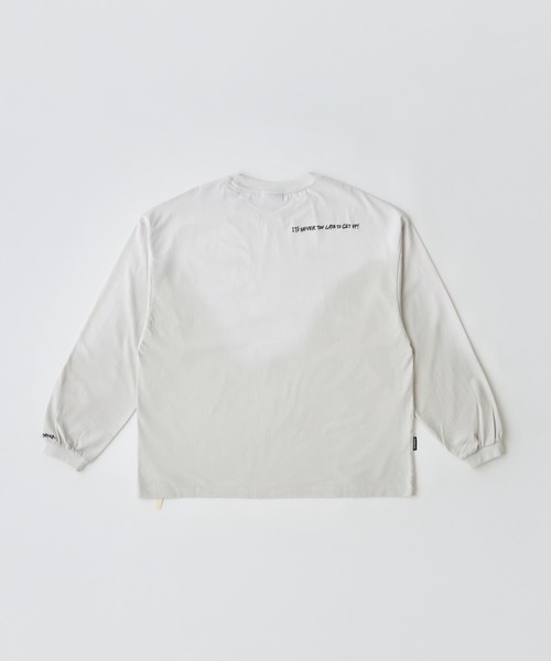 ADAM PATEK(アダムパテック)の「mlt5600-gallagher aging embroidered long-sleeved T ロングスリーブTシャツ(AP2614020)(Tシャツ/カットソー・メンズ・ブラック/グリーン/ピンク/ホワイト・2/1)」の14枚目の写真