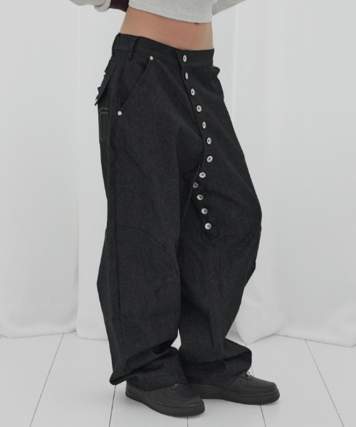 A'GEM/9 × .kom 『MUCENT/ムセント』 SLAITE BOOTS CUT DENIM PANTS