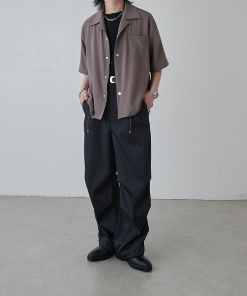 Lui's(ルイス)の「コーチ半袖シャツ(シャツ/ブラウス・メンズ・ブラック/グレー・M/S)」の14枚目の写真