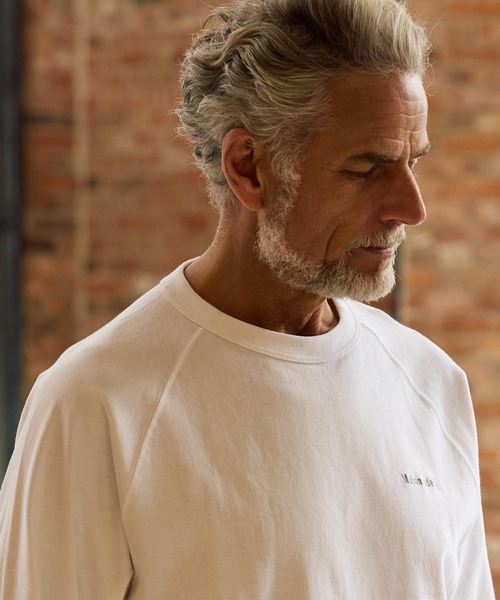 Maison code 13(メゾンコードサーティーン)の「mlt5603-raglan sleeve cut sew ラグランスリーブカットソー(M26S-28)(Tシャツ/カットソー・メンズ・ネイビー/ホワイト/ブラック・S/M/L/XL)」の6枚目の写真