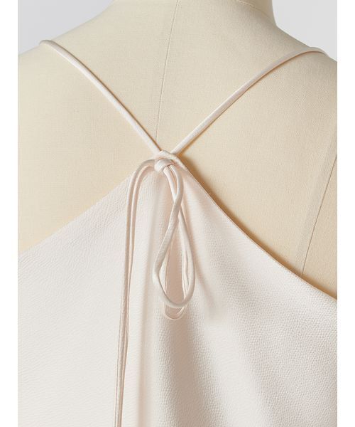 SNIDEL（スナイデル）の「ハンマーサテンキャミワンピース（ワンピース・レディース・ブラック/ブラウン/オフホワイト・1/0）」の14枚目の写真