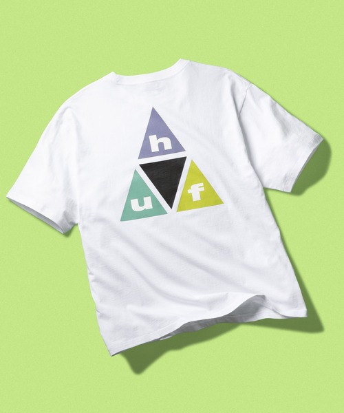 HUF(ハフ)の「PRISM TT TEE(Tシャツ/カットソー・メンズ・ブラック/ホワイト・S/M/L/XL/XXL)」の1枚目の写真