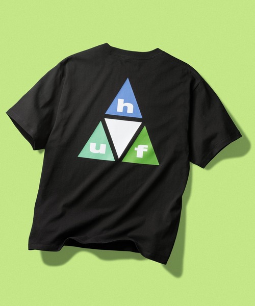 HUF(ハフ)の「PRISM TT TEE(Tシャツ/カットソー・メンズ・ブラック/ホワイト・S/M/L/XL/XXL)」の2枚目の写真