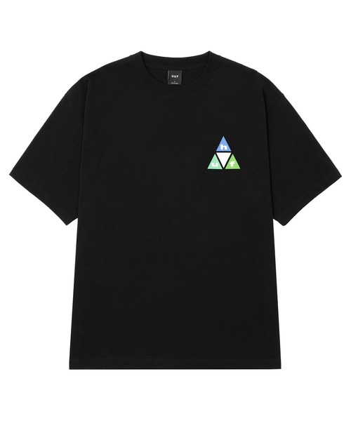 HUF(ハフ)の「PRISM TT TEE(Tシャツ/カットソー・メンズ・ブラック/ホワイト・S/M/L/XL/XXL)」の6枚目の写真
