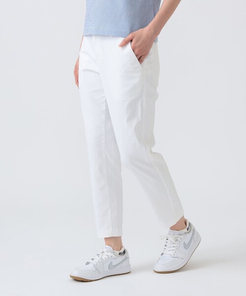 BEAMS GOLF（ビームスゴルフ）の「PURPLE LABEL / スリット ストレッチ サブリナパンツ（吸水速乾・UVカット）（その他パンツ・レディース・ピンク/ネイビー・SMALL/MEDIUM/LARGE）」の11枚目の写真