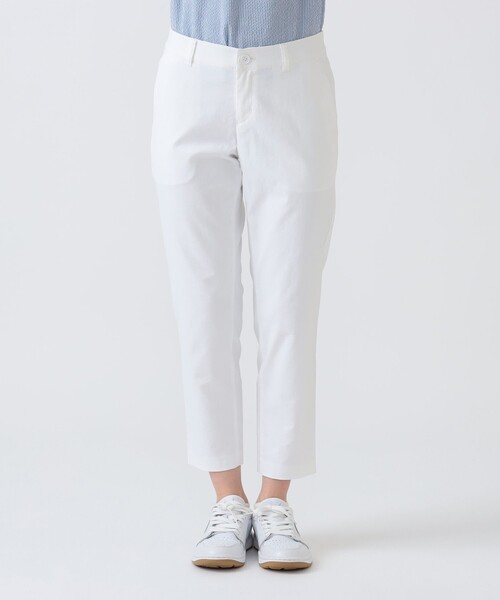 BEAMS GOLF（ビームスゴルフ）の「PURPLE LABEL / スリット ストレッチ サブリナパンツ（吸水速乾・UVカット）（その他パンツ・レディース・ピンク/ネイビー・SMALL/MEDIUM/LARGE）」の13枚目の写真