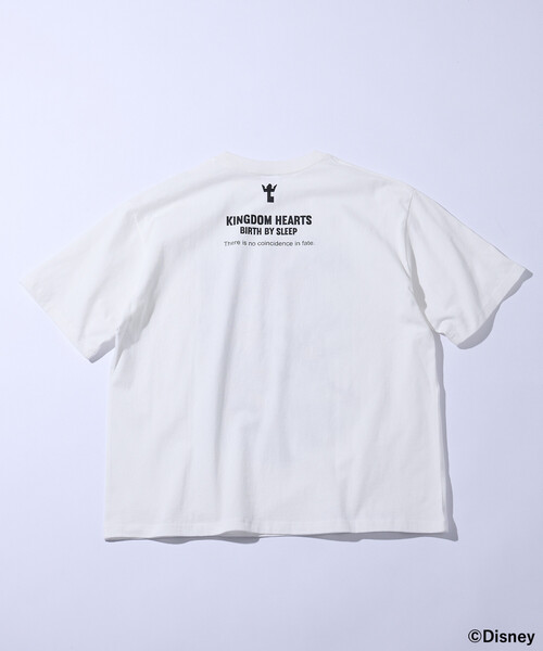 FREAK'S STORE(フリークスストア)の「FREAK’S STORE/フリークスストア KINGDOM HEARTS Birth by Sleep/VISUAL TEE/キングダム ハーツ バース バイ スリープ /ビジュアルTシャツ(Tシャツ/カットソー・メンズ・ホワイト/ブラック・MEDIUM/LARGE/X-LARGE)」の4枚目の写真