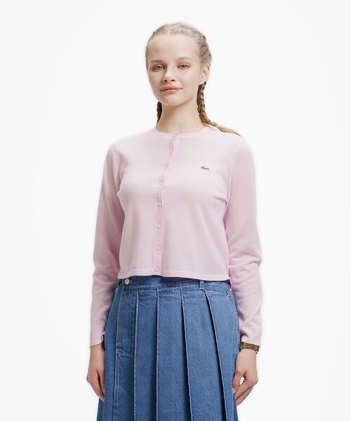 LACOSTE/ラメニットカーディガン 丸首ラメニットカーディガン AF029J - ラコステ（LACOSTE）公式