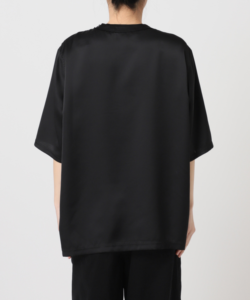 CITYSHOP(シティーショップ)の「SATIN Tシャツ(Tシャツ/カットソー・レディース・ホワイト/ブラック/シルバー・FREE)」の12枚目の写真
