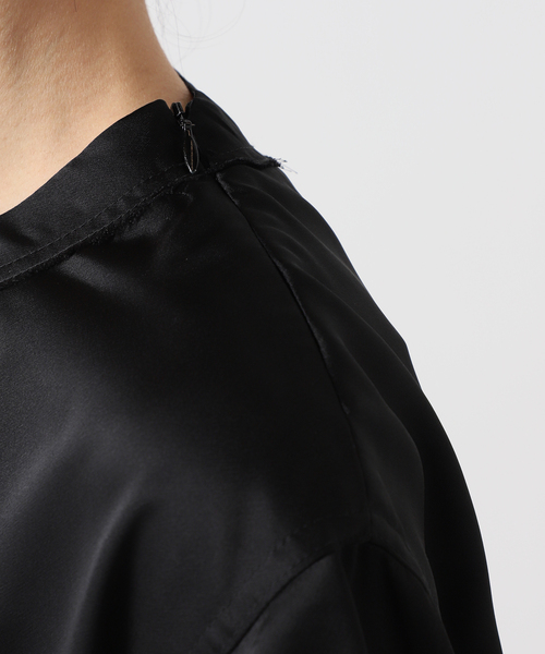 CITYSHOP(シティーショップ)の「SATIN Tシャツ(Tシャツ/カットソー・レディース・ホワイト/ブラック/シルバー・FREE)」の17枚目の写真