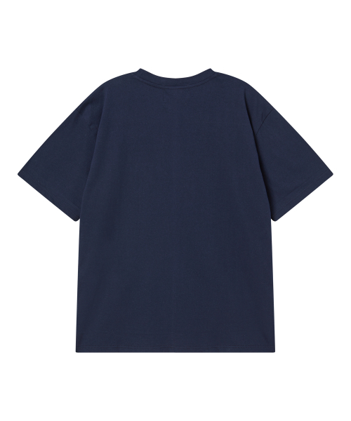 Beyond Closet（-）の「[コレクションライン] ハンドメイドパッチディテール 20番手半袖Tシャツ ネイビー（Tシャツ/カットソー・メンズ・その他・MEDIUM/LARGE）」の3枚目の写真