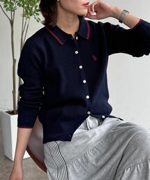 襟付きニットネイビー　新品 ZARA】の“襟付きニット”にカブり続出！ほんのりトレンドで大人も着