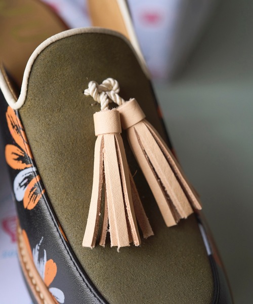 JUCO.（ジュコ）の「オレンジブーケスリッポン（スリッポン・レディース・ブラック・22.5cm/23.5cm/24.5cm/25.5cm）」の8枚目の写真