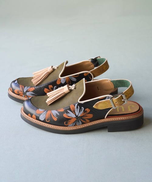 JUCO.（ジュコ）の「オレンジブーケスリッポン（スリッポン・レディース・ブラック・22.5cm/23.5cm/24.5cm/25.5cm）」の11枚目の写真