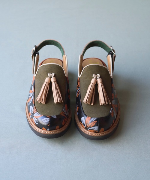 JUCO.（ジュコ）の「オレンジブーケスリッポン（スリッポン・レディース・ブラック・22.5cm/23.5cm/24.5cm/25.5cm）」の12枚目の写真