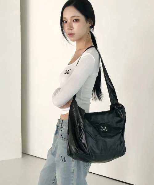 MUCENT（ムセント）の「【日本未発売/WEB限定】MUCENT(ムセント)/バック レタリング ワイド デニムパンツ/NOVA BACK LETTERING WIDE DENIM PANTS（デニムパンツ・レディース・ライトブルー・M/S）」の18枚目の写真