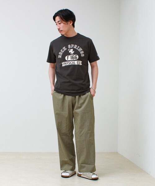 Champion(チャンピオン)の「【Champion/チャンピオン】ROCKSPRINGS PRINT S/S(Tシャツ/カットソー・メンズ・ホワイト/チャコールグレー/アイボリー・M/L)」の19枚目の写真