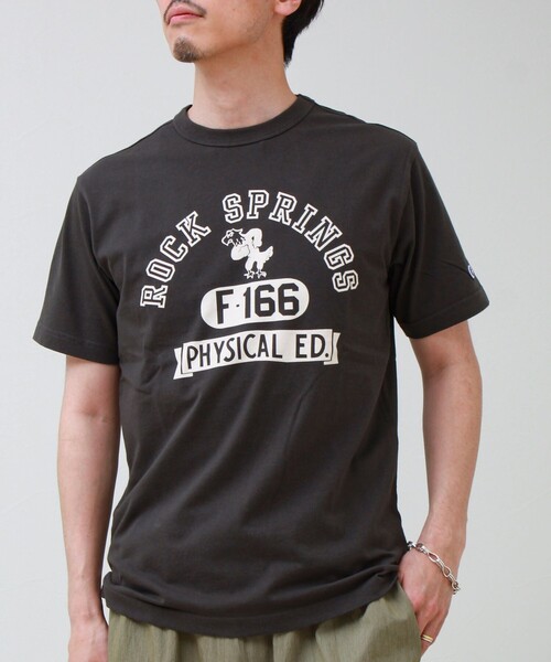 Champion(チャンピオン)の「【Champion/チャンピオン】ROCKSPRINGS PRINT S/S(Tシャツ/カットソー・メンズ・ホワイト/チャコールグレー/アイボリー・M/L)」の20枚目の写真