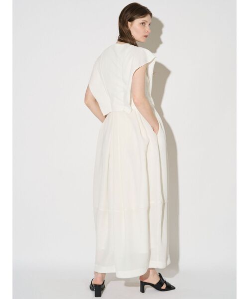 ELENDEEK（エレンディーク）の「ニットレイヤードワンピース（ワンピース・レディース・ブラック/オフホワイト・02/01）」の9枚目の写真