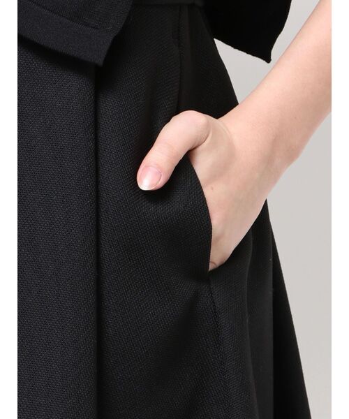 ELENDEEK（エレンディーク）の「ニットレイヤードワンピース（ワンピース・レディース・ブラック/オフホワイト・02/01）」の22枚目の写真