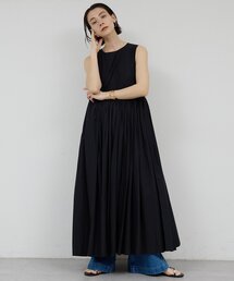 Dhritie（ドゥリティエ）の「【Dhritië】タックスリーブレスロングワンピース（ワンピース）」