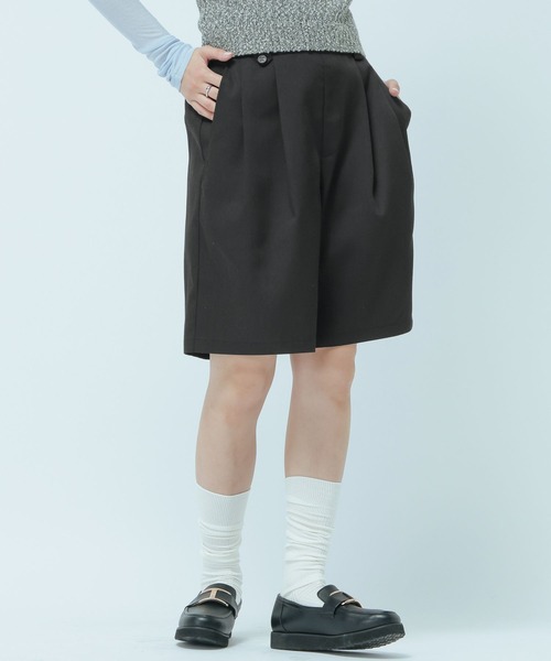 GLOBAL WORK（グローバルワーク）の「ハーフチノパンツ/WEB限定/661493（チノパンツ・レディース・ブラック/ライトベージュ・LARGE/MEDIUM）」の17枚目の写真