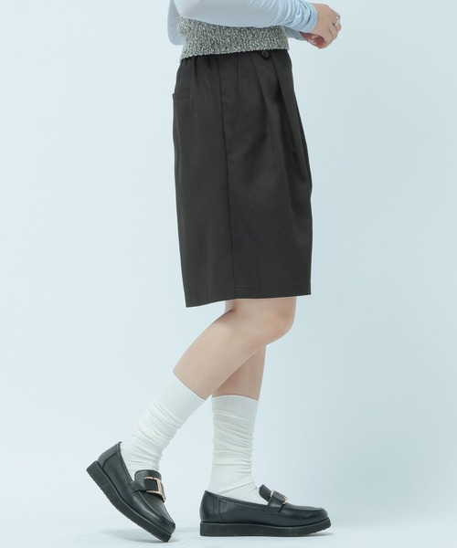 GLOBAL WORK（グローバルワーク）の「ハーフチノパンツ/WEB限定/661493（チノパンツ・レディース・ブラック/ライトベージュ・LARGE/MEDIUM）」の18枚目の写真