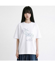FLY BLOSSOM OVER FIT T-SHIRT (2color)