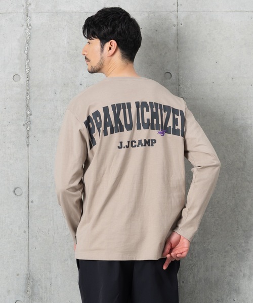 J.J camp(ジェイジェイキャンプ)の「兄弟・姉妹・親子で着られるロンT 長袖Tシャツ Long Tshirt(Tシャツ/カットソー・メンズ・ホワイト/ベージュ/イエロー/ブラック/ブルー・L/XS/S/M/XL)」の3枚目の写真