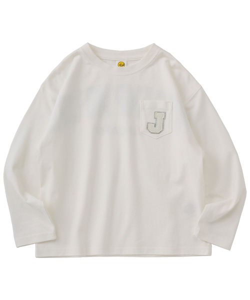 J.J camp(ジェイジェイキャンプ)の「兄弟・姉妹・親子で着られるロンT 長袖Tシャツ Long Tshirt(Tシャツ/カットソー・メンズ・ホワイト/ベージュ/イエロー/ブラック/ブルー・L/XS/S/M/XL)」の10枚目の写真