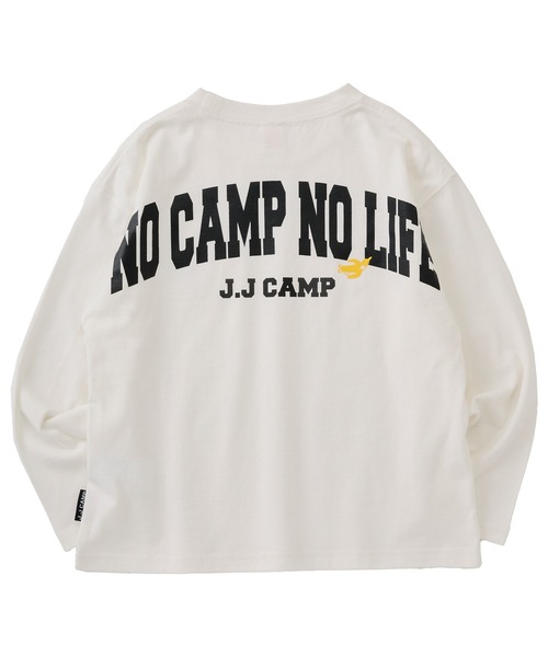 J.J camp(ジェイジェイキャンプ)の「兄弟・姉妹・親子で着られるロンT 長袖Tシャツ Long Tshirt(Tシャツ/カットソー・メンズ・ホワイト/ベージュ/イエロー/ブラック/ブルー・L/XS/S/M/XL)」の11枚目の写真