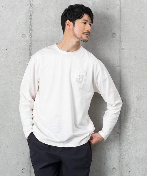 J.J camp(ジェイジェイキャンプ)の「兄弟・姉妹・親子で着られるロンT 長袖Tシャツ Long Tshirt(Tシャツ/カットソー・メンズ・ホワイト/ベージュ/イエロー/ブラック/ブルー・L/XS/S/M/XL)」の6枚目の写真