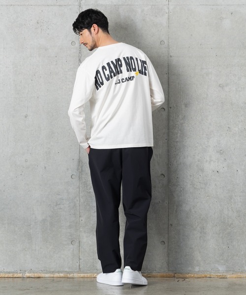 J.J camp(ジェイジェイキャンプ)の「兄弟・姉妹・親子で着られるロンT 長袖Tシャツ Long Tshirt(Tシャツ/カットソー・メンズ・ホワイト/ベージュ/イエロー/ブラック/ブルー・L/XS/S/M/XL)」の9枚目の写真