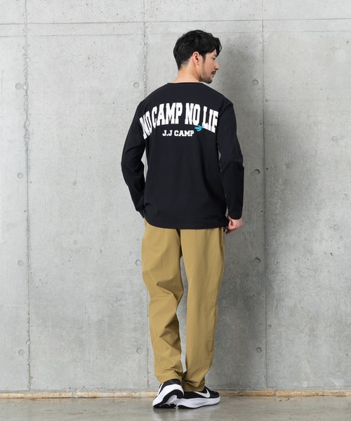 J.J camp(ジェイジェイキャンプ)の「兄弟・姉妹・親子で着られるロンT 長袖Tシャツ Long Tshirt(Tシャツ/カットソー・メンズ・ホワイト/ベージュ/イエロー/ブラック/ブルー・L/XS/S/M/XL)」の18枚目の写真