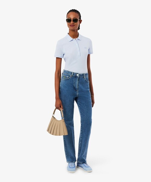 LACOSTE(ラコステ)の「レディース CLUB-LOW 126 1 SFA シアースニーカー(スニーカー・レディース・ライトブルー・25.5cm/24.5cm/24.0cm/23.5cm/23.0cm/22.5cm)」の9枚目の写真
