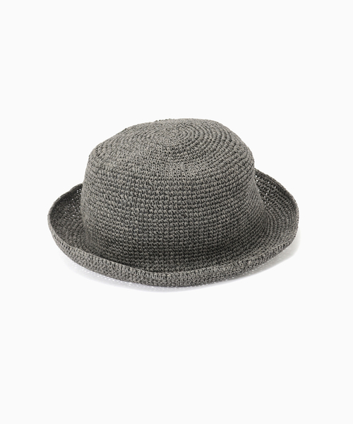 B.C STOCK(ベーセーストック)の「sublimeroe / サブライムロー PAPER CROCHE BUCKET HAT(ハット・メンズ・ベージュ/ブラウン/グレー・FREE)」の2枚目の写真