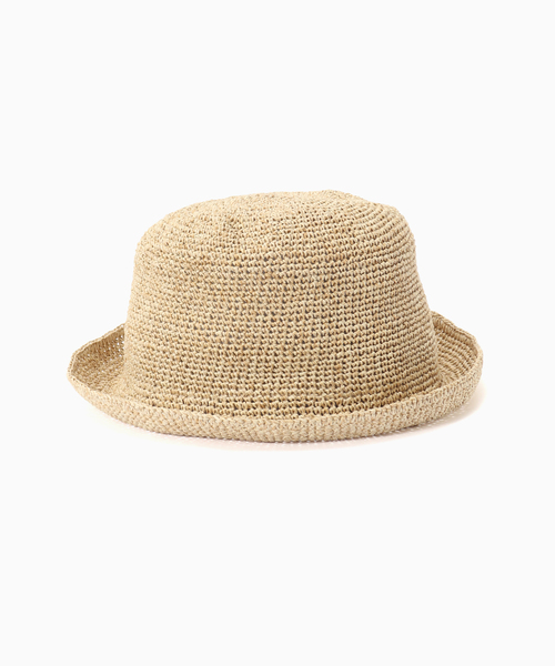 B.C STOCK(ベーセーストック)の「sublimeroe / サブライムロー PAPER CROCHE BUCKET HAT(ハット・メンズ・ベージュ/ブラウン/グレー・FREE)」の9枚目の写真