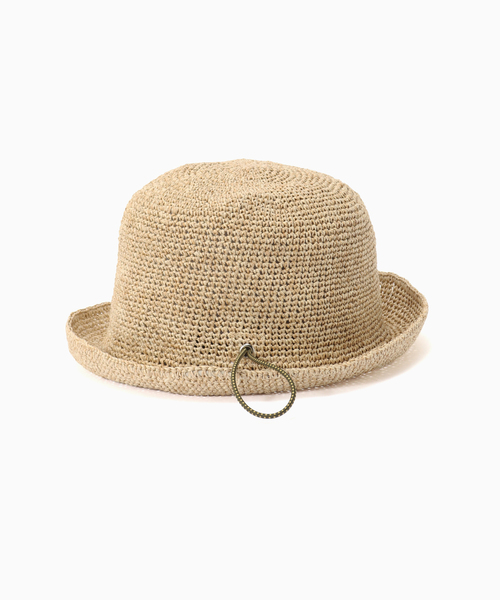 B.C STOCK(ベーセーストック)の「sublimeroe / サブライムロー PAPER CROCHE BUCKET HAT(ハット・メンズ・ベージュ/ブラウン/グレー・FREE)」の8枚目の写真